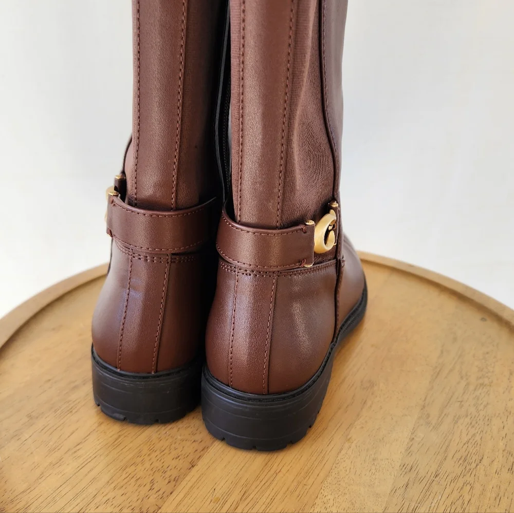 Coach Faith Knee-High Women's Lug Sole Riding Boots